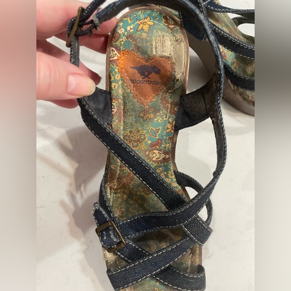 Rocket dog size 9M denim platform  heels - Picture 5 of 9